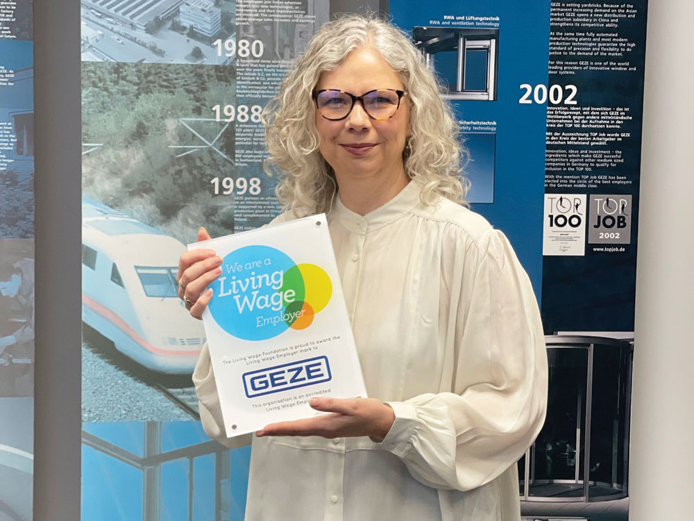 GEZE UK – A Living Wage company